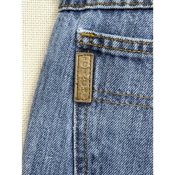 Cinch Jeans Men's Size 42 x 34 Denim 5 Pocket Western Work Jeans Distressed - Picture 13 of 16